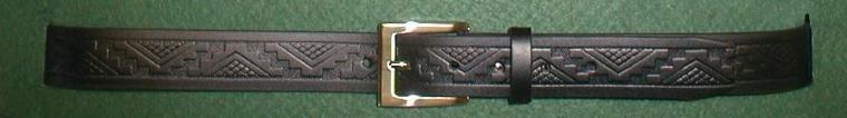 Ceinture 1 3/16 en cuir veritable imprimé
