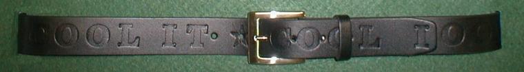 Ceinture 1 3/16 en cuir veritable imprimé