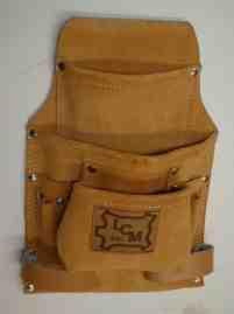 Demi-sac à 3 poches en cuir