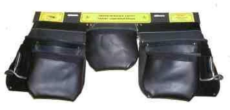 Sac à clou 5 poches extra grandes ceinture en cuir 1 1/2".