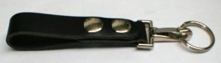 Porte-clés 2 boutons pressions petit mousqueto