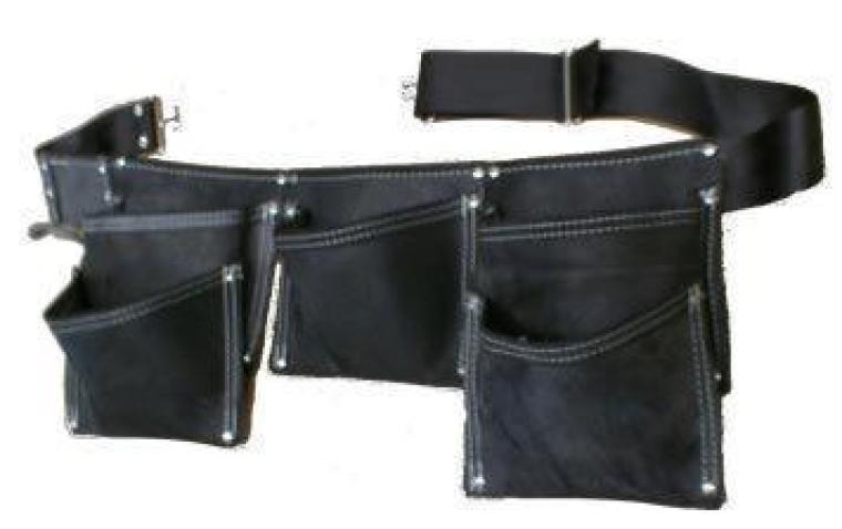 Sac pour bricoleur suède