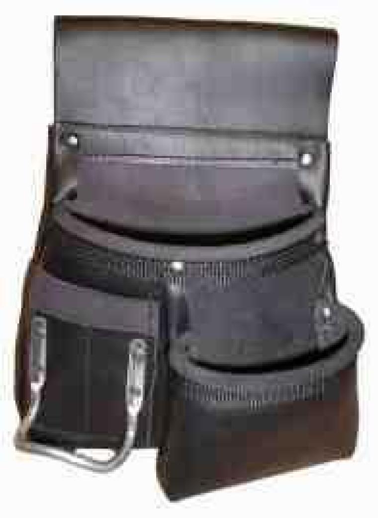 Sac à clous, 2 poches + marteau