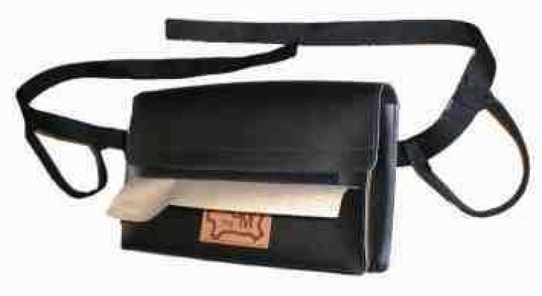 Sac distributeur pour papier brun se porte à la ceinture