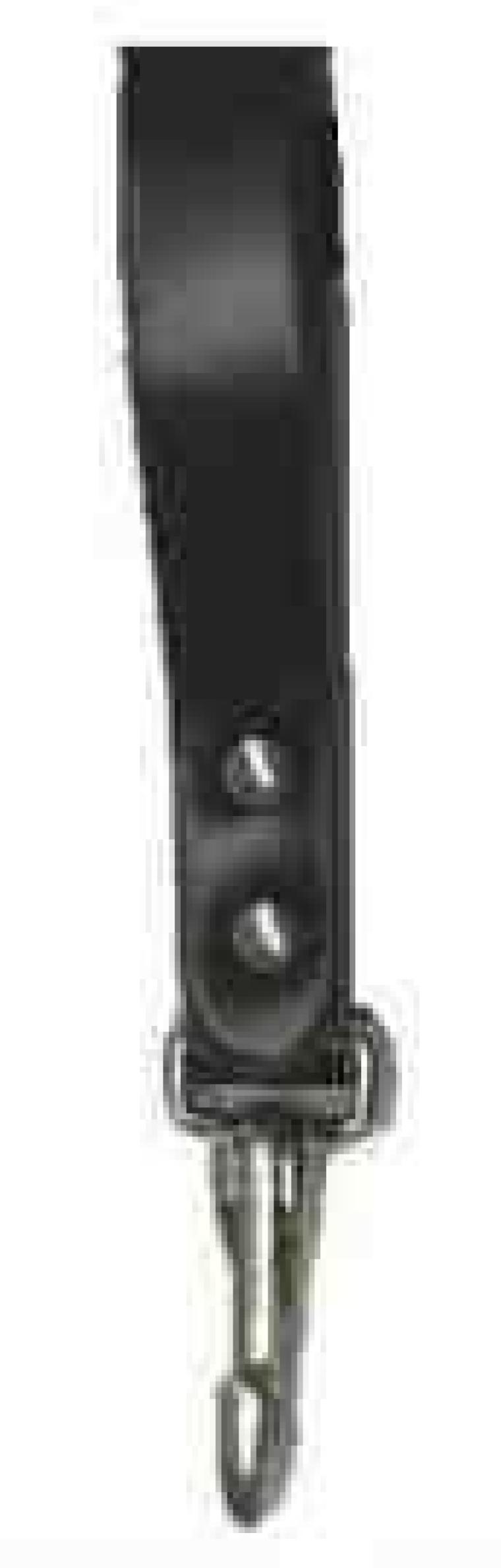 Utilitaire ganse en cuir épais avec mousqueton extra fort