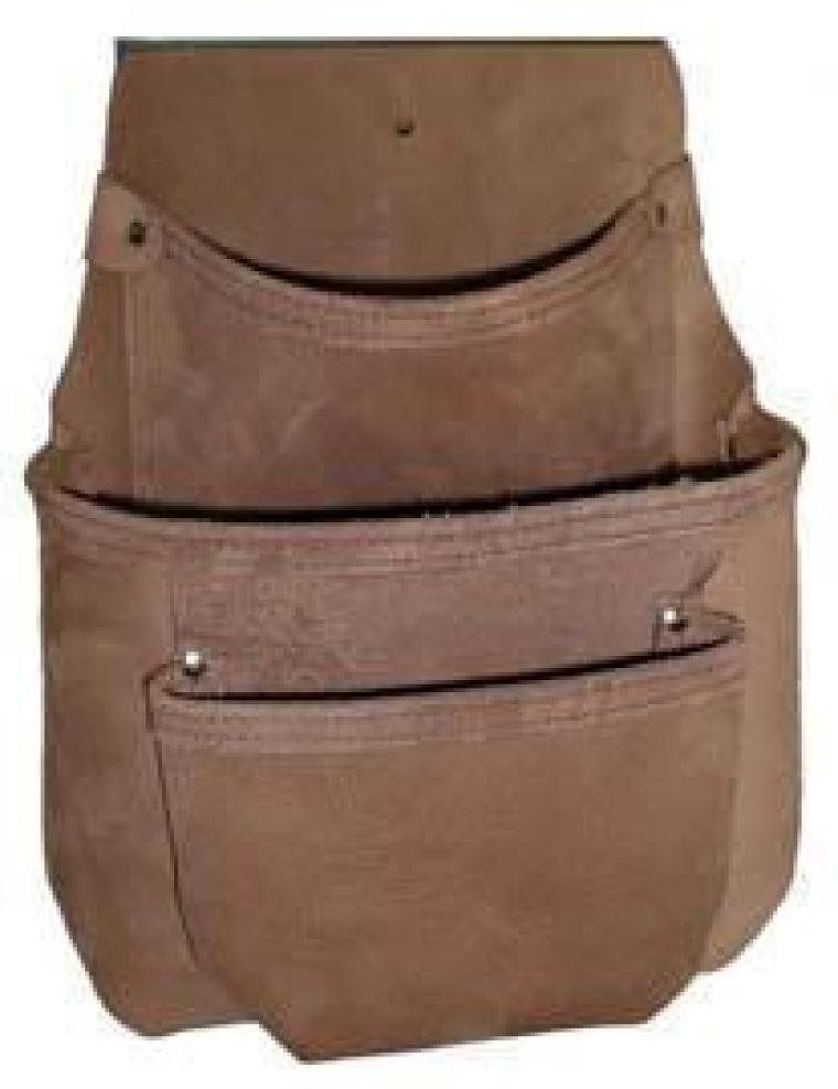 Sac à gyproc (3 poches) cuir beige écono