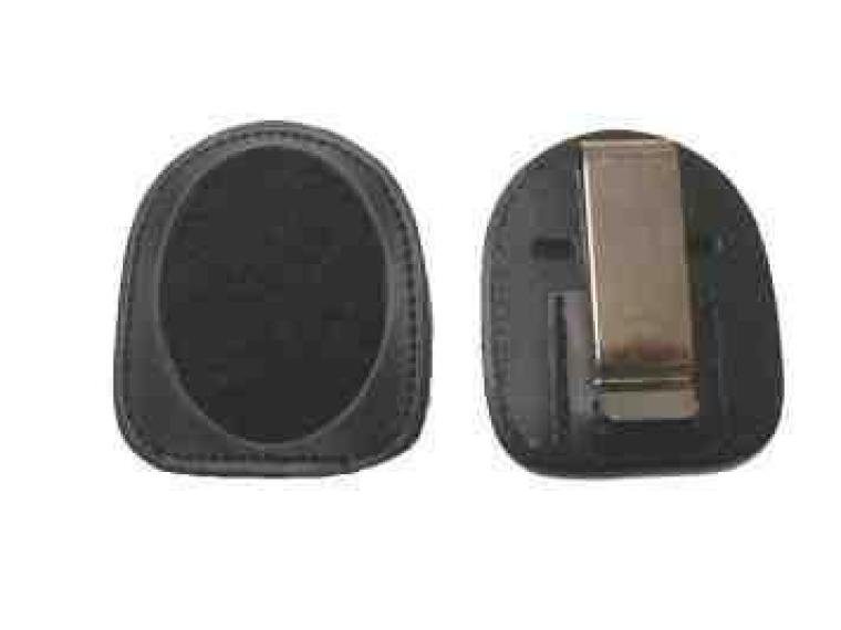 Porte-insigne, intérieur velcro doux et attache pour la ceinture