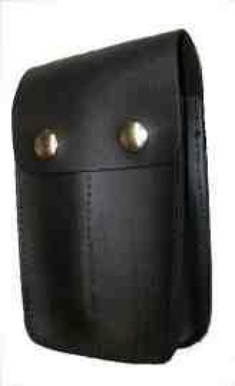 Etui pour 2 couteaux avec fermoir 2 boutons pressions