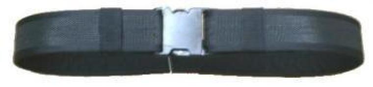 Ceinture 2" en nylon rigide et velcro.