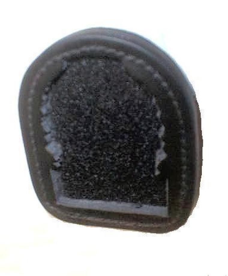 Porte insigne avec velcro doux (2 cuirs d